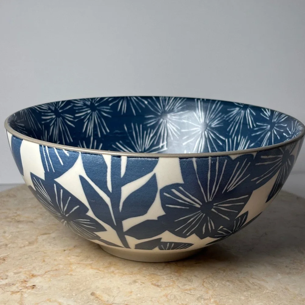 Crate&Barrel ceramic color cereal